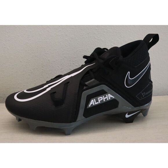 Nike CT6649-010 Men's Sz 12 Black/White Alpha Menace Pro 3 Football Cleats - Picture 6 of 8